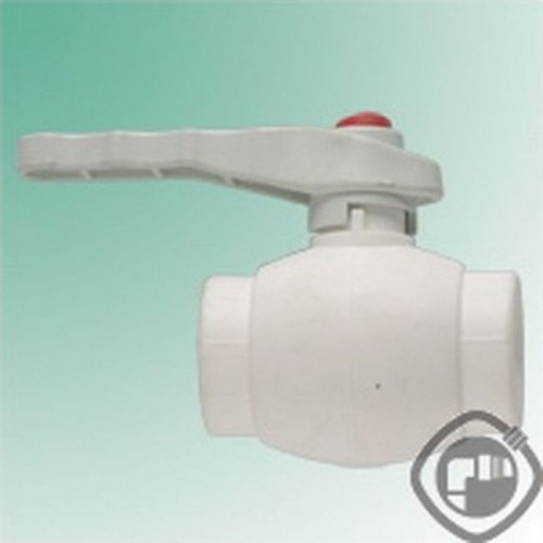 Кран шаровый 1v 20 ТВ белый 030060101 (10/60)